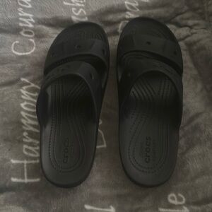 CROCS Classic Black Slide Sandals